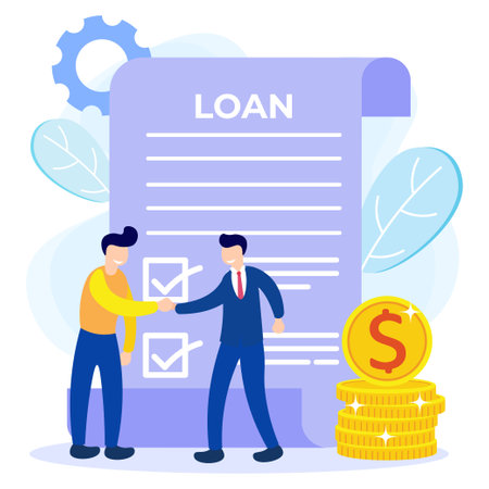 218849187-capital-loan-flat-style-vector-illustration-with-characters-management-of-business-financial